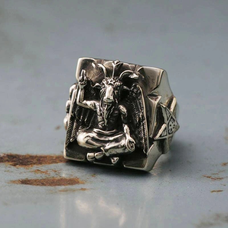 EYHIMD-Gothic-Baphomet-Ring-Stainless-Steel-Ring-Seal-of-Satan-Pentagram-Sigil-Illuminati-Rings-Jewelry-Gifts-for-him EYHIMD Gothic Baphomet Ring Stainless Steel Ring Seal of Satan Pentagram Sigil Illuminati Rings Jewelry Gifts for him