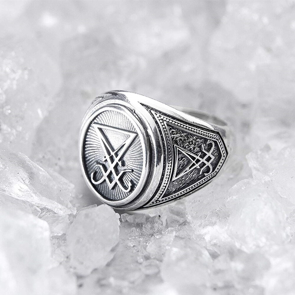 EYHIMD-Sigil-of-Lucifer-Stainless-Steel-Signet-Ring-Seal-of-Satan-Biker-Rings-Gothic-Occult-Unisex-Jewelry EYHIMD Sigil of Lucifer Stainless Steel Signet Ring Seal of Satan Biker Rings Gothic Occult Unisex Jewelry