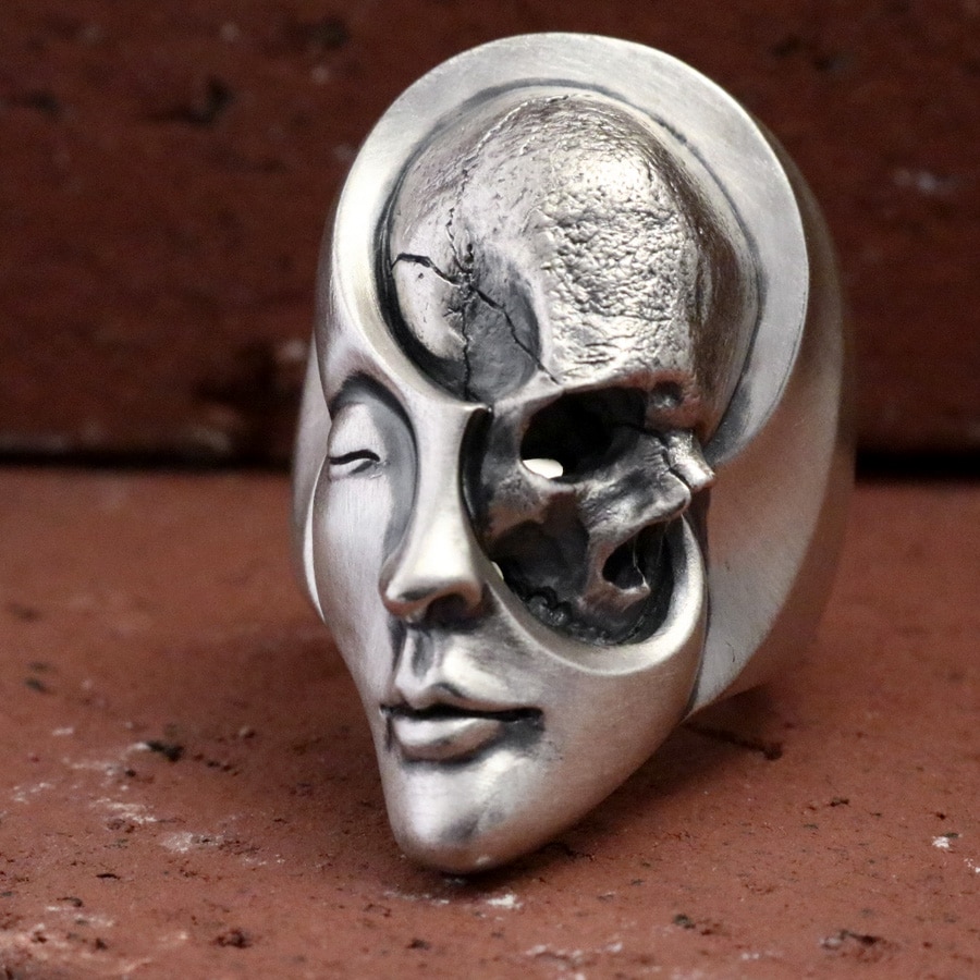 EYHIMD-Unique-Design-Human-Duality-Hide-Yin-and-Yang-Skull-Rings-Men's-Punk-Goth-Stainless-Steel-Biker-Ring-Women-Jewelry EYHIMD Unique Design Human Duality Hide Yin and Yang Skull Rings Men's Punk Goth Stainless Steel Biker Ring Women Jewelry