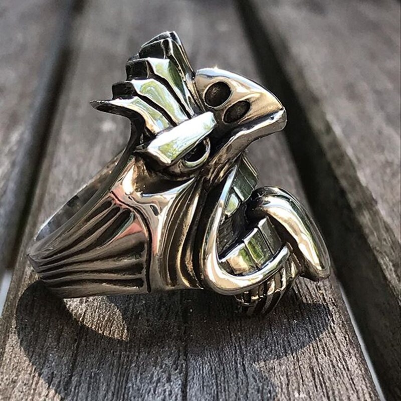 EYHIMD-Māori-Mythology-Stainless-Steel-Tiki-Totem-Rings-Mens-Tribal-Unique-Biker-Amulet-Jewelry EYHIMD Māori Mythology Stainless Steel Tiki Totem Rings Mens Tribal Unique Biker Amulet Jewelry