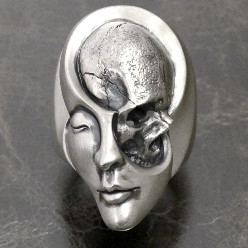 EYHIMD-Unique-Design-Human-Duality-Hide-Yin-and-Yang-Skull-Rings-Men's-Punk-Goth-Stainless-Steel-Biker-Ring-Women-Jewelry EYHIMD Unique Design Human Duality Hide Yin and Yang Skull Rings Men's Punk Goth Stainless Steel Biker Ring Women Jewelry