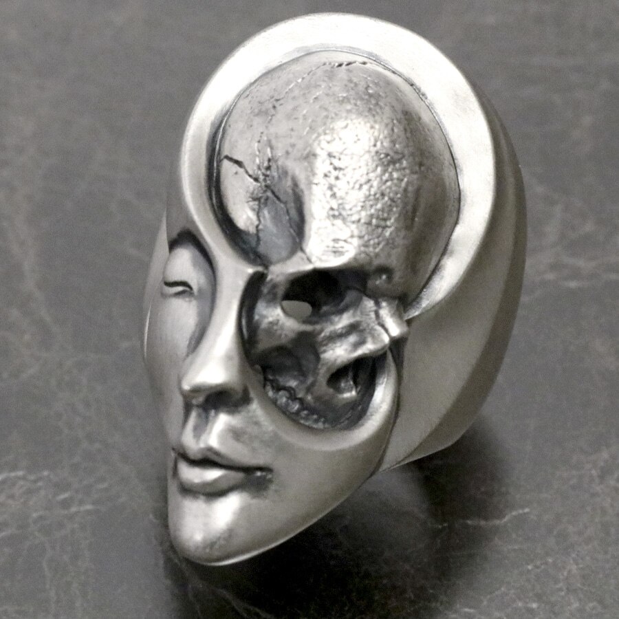 EYHIMD-Unique-Design-Human-Duality-Hide-Yin-and-Yang-Skull-Rings-Men's-Punk-Goth-Stainless-Steel-Biker-Ring-Women-Jewelry EYHIMD Unique Design Human Duality Hide Yin and Yang Skull Rings Men's Punk Goth Stainless Steel Biker Ring Women Jewelry