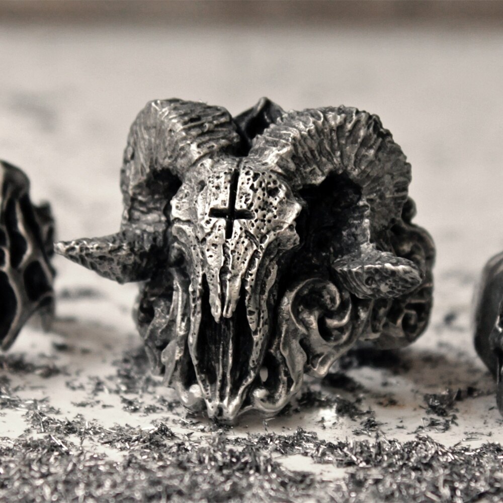 Unique-Punk-Gothic-Satanic-Demon-Sorath-Skull-Ring-Men-316L-Stainless-Steel-Biker-Ring-Baphomet-Jewelry-Gift Unique Punk Gothic Satanic Demon Sorath Skull Ring Men 316L Stainless Steel Biker Ring Baphomet Jewelry Gift