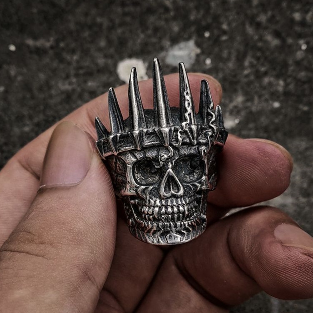 EYHIMD-Mens-Classical-Nobility-King-Crown-Skull-316L-Stainless-Steel-Biker-Rings-Punk-Fasion-Jewelry-Gift-for-Men EYHIMD Mens Classical Nobility King Crown Skull 316L Stainless Steel Biker Rings Punk Fasion Jewelry Gift for Men