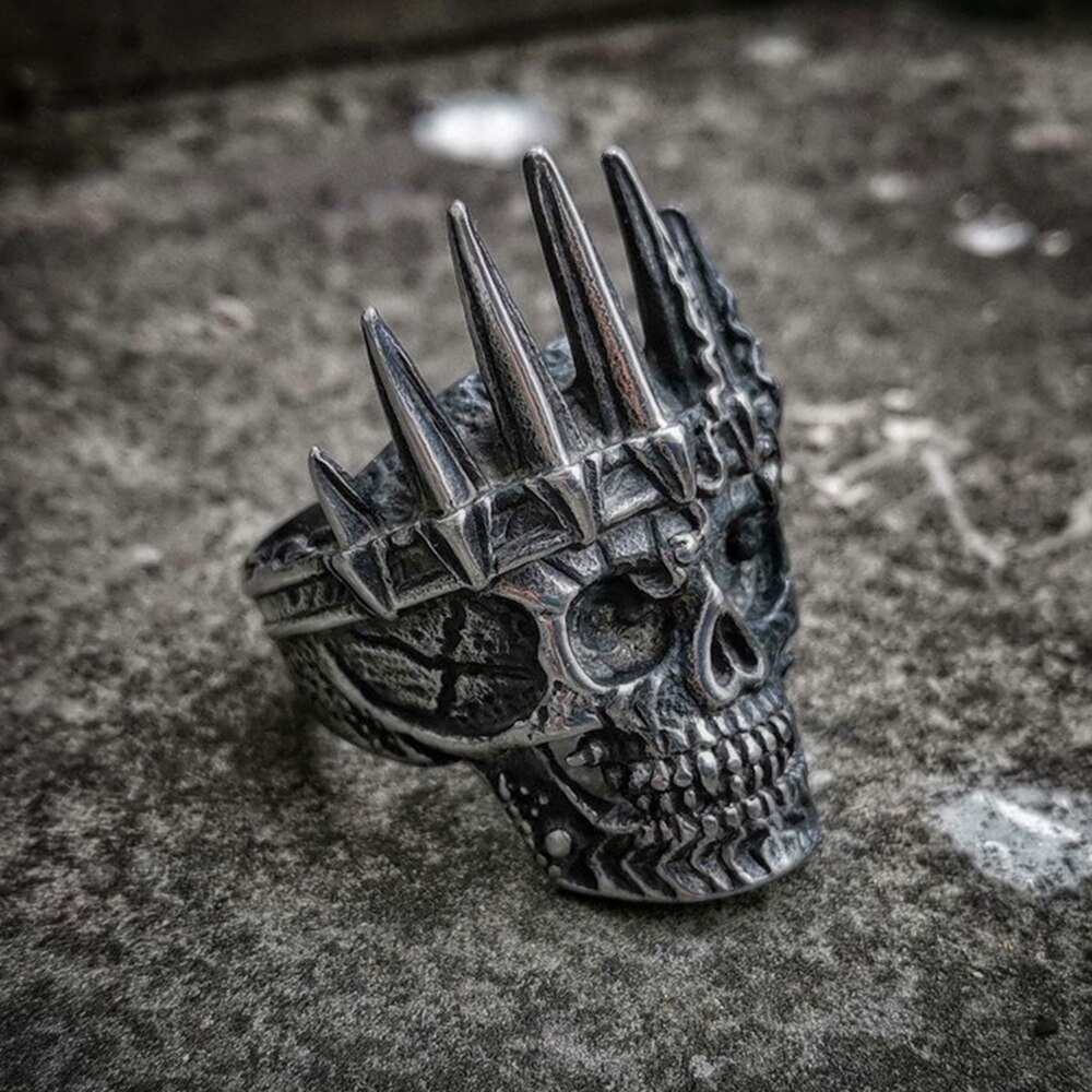 EYHIMD-Mens-Classical-Nobility-King-Crown-Skull-316L-Stainless-Steel-Biker-Rings-Punk-Fasion-Jewelry-Gift-for-Men EYHIMD Mens Classical Nobility King Crown Skull 316L Stainless Steel Biker Rings Punk Fasion Jewelry Gift for Men