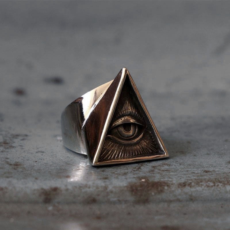 Mens-Stainless-Steel-Biker-Ring-Skull-Silver-Color-Freemason-Illuminati-Triangle-Masonic-Rings-Punk-Masonic-Jewelry Mens Stainless Steel Biker Ring Skull Silver Color Freemason Illuminati Triangle Masonic Rings Punk Masonic Jewelry