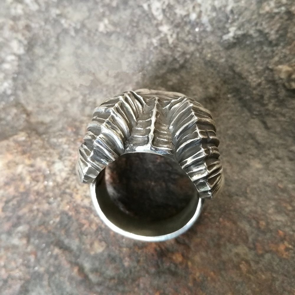 Unique-Horned-Devil-Skull-Rings-Mens-Satan-Demon-Stainless-Steel-Ring-Punk-Biker-Jewelry Unique Horned Devil Skull Rings Mens Satan Demon Stainless Steel Ring Punk Biker Jewelry