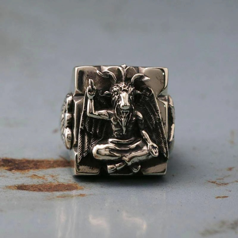EYHIMD-Gothic-Baphomet-Ring-Stainless-Steel-Ring-Seal-of-Satan-Pentagram-Sigil-Illuminati-Rings-Jewelry-Gifts-for-him EYHIMD Gothic Baphomet Ring Stainless Steel Ring Seal of Satan Pentagram Sigil Illuminati Rings Jewelry Gifts for him