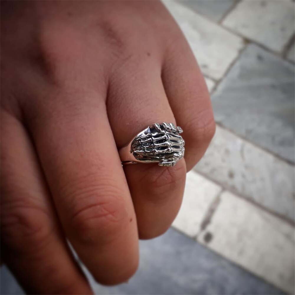 Unique-Friendship-&-Love-Couple-Puzzle-Ring-Unisex-Skeleton-Stainless-Steel-Rings-Jewelry Unique Friendship & Love Couple Puzzle Ring Unisex Skeleton Stainless Steel Rings Jewelry